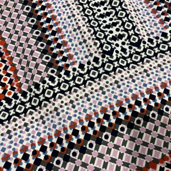 J CREW NET A PORTER DESIGNER GEOMETRIC PRINT MULTICOLOURED SKIRT Size 2 - Picture 4 of 13